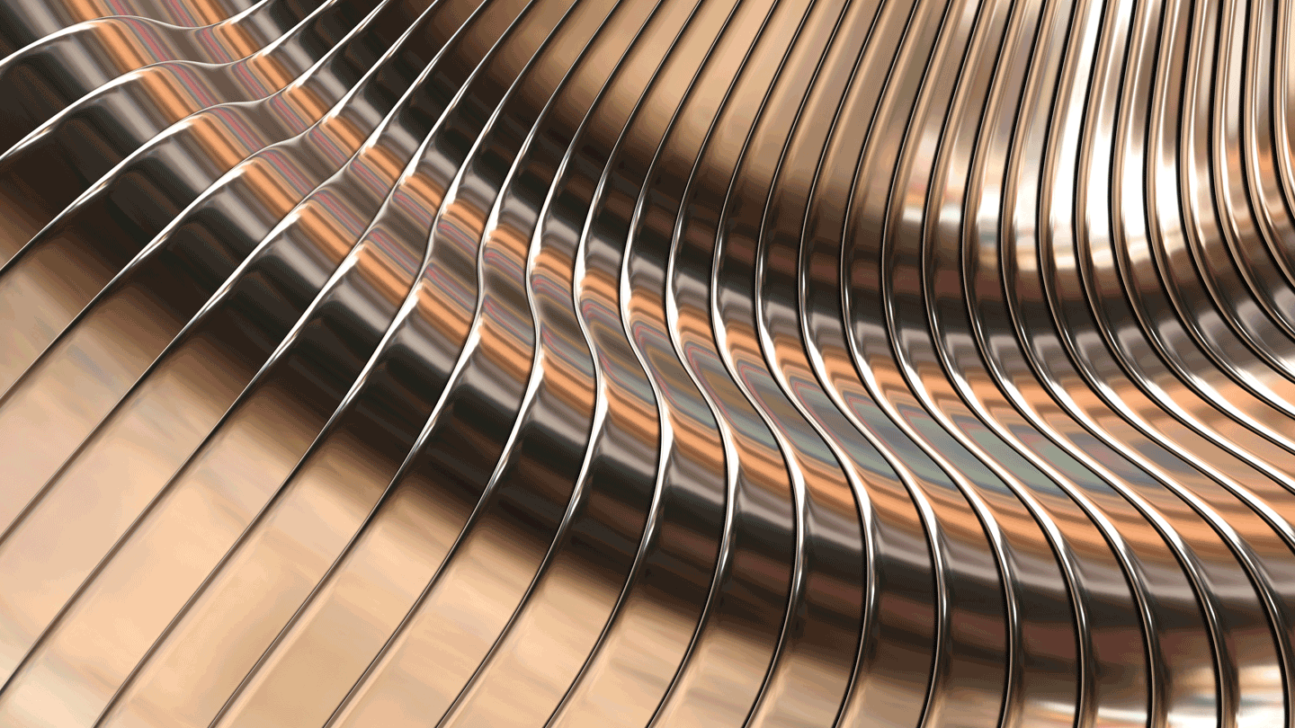 abstract bronze art
