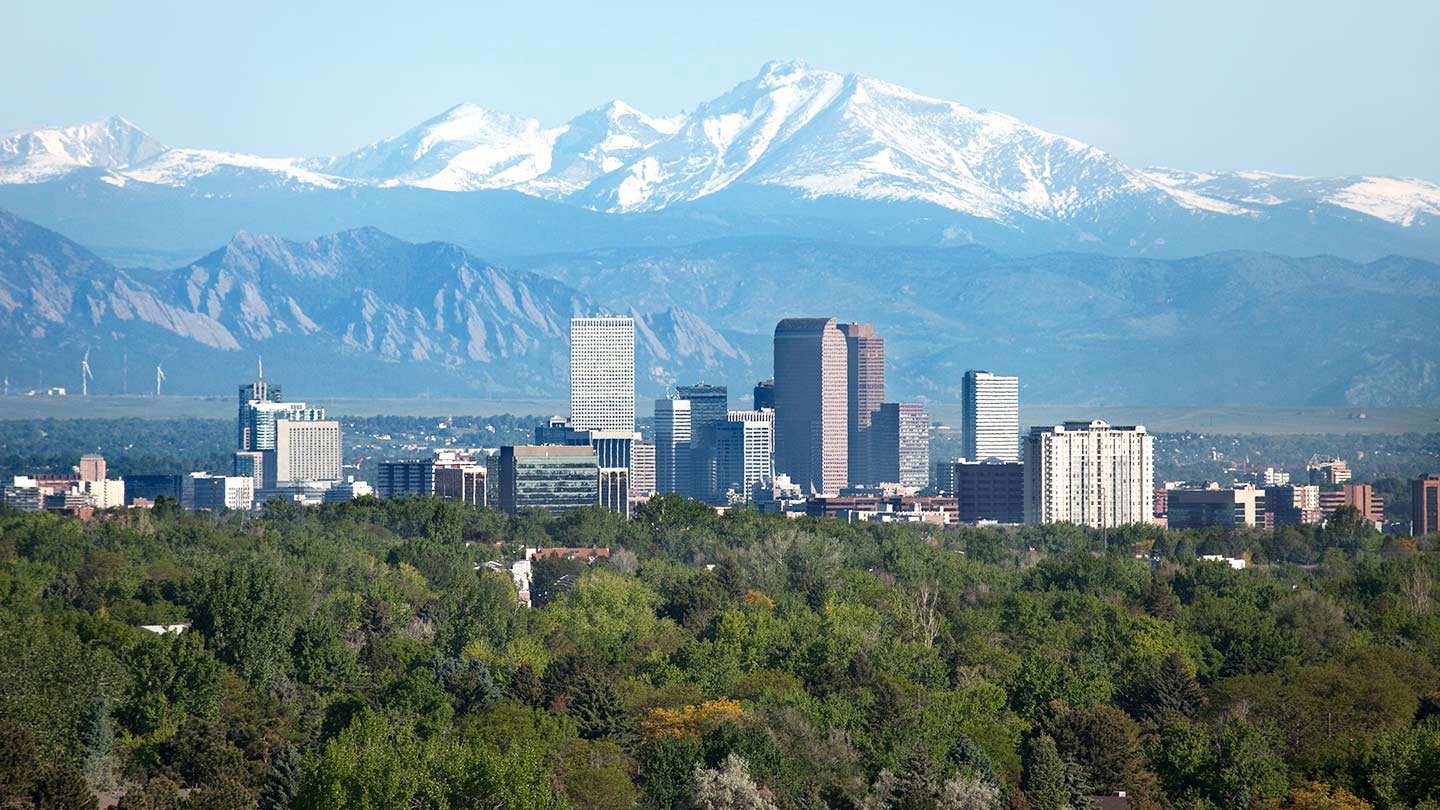 Denver city skyline