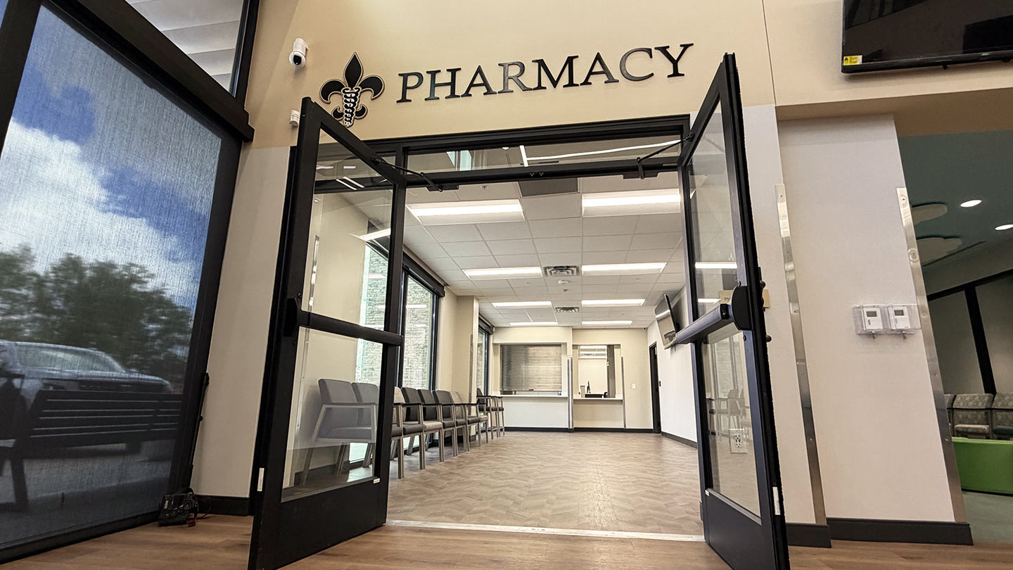 Pharmacy hallway