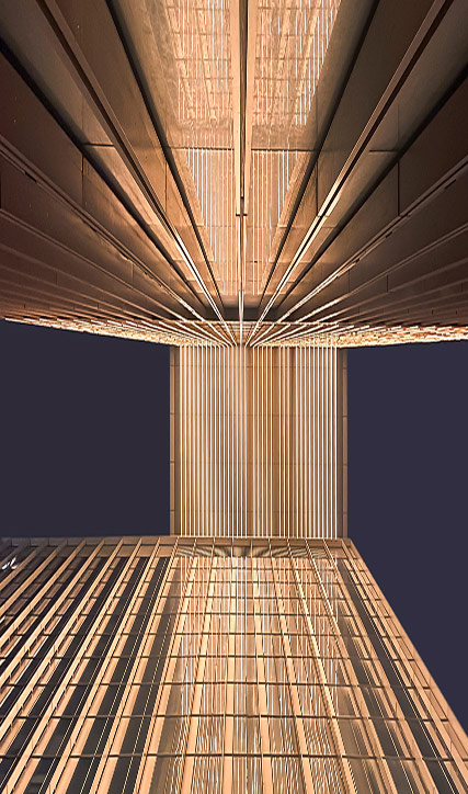 wooden ceiling